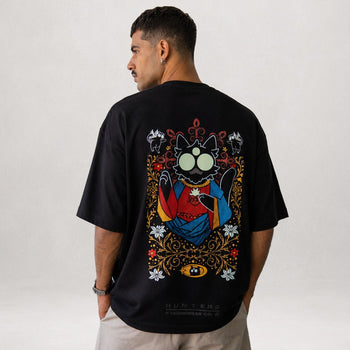 Camiseta Oversize El Sagrado Corazón - Camiseta Oversize - Talla: S - Geek Hunters