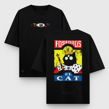 Camiseta Oversize - Fosforos el Cat 26 - Camiseta Oversize - Talla: S - Geek Hunters