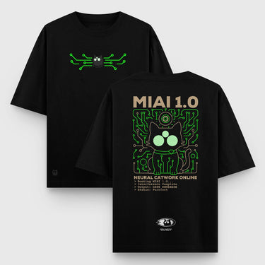 Camiseta Oversize MIAI 1.0 - Camiseta Oversize - Talla: S - Geek Hunters