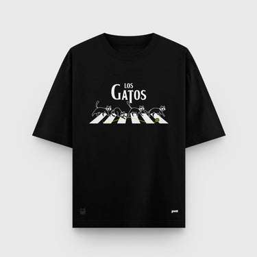 Camiseta Oversize Miaubey Road - Camiseta Oversize - Talla: S - Geek Hunters