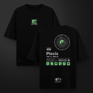 Camiseta Oversize Piscis - Camiseta Oversize - Talla: S - Geek Hunters