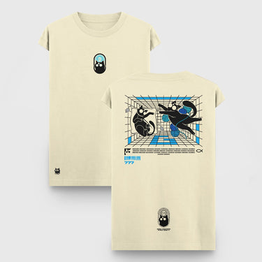 Camiseta Oversize Tank - Rodi y el Gran Miau - Camiseta Oversize Tank - Talla: S - Geek Hunters