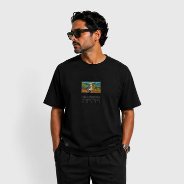Camiseta Regular Fit Bordada | La Miau Lisa - Camiseta - Talla: S - Geek Hunters
