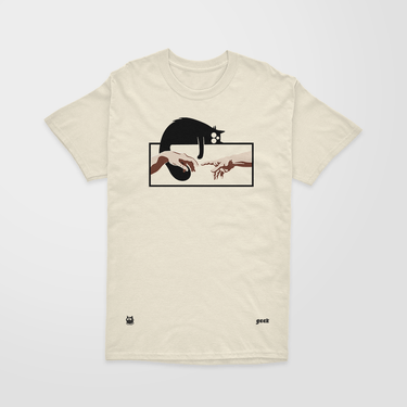 Camiseta RF200 La Creacion y El Gato - Camiseta - Talla: S - Geek Hunters