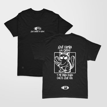 Camiseta RF200 Qué chimba los Gatos - Camiseta - Talla: S - Geek Hunters