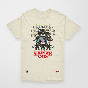 Camiseta RF200 Stranger Cats | Frontal - Camiseta - Talla: S - Geek Hunters