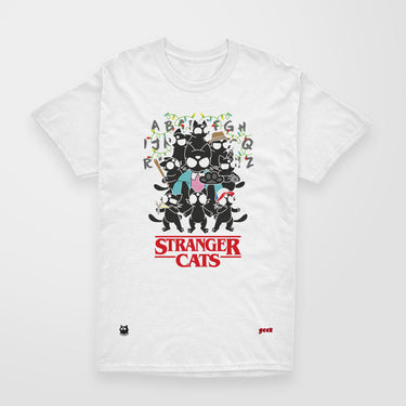 Camiseta RF200 Stranger Cats | Frontal - Camiseta - Talla: S - Geek Hunters