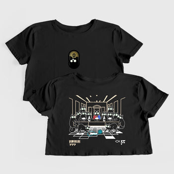 Crop Top La Séptima Cena - Negro - Crop Top - Talla: S - Geek Hunters