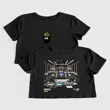 Crop Top La Séptima Cena - Negro - Crop Top - Talla: S - Geek Hunters