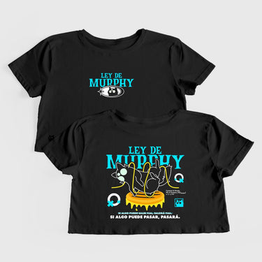 Crop Top Ley de Murphy 25 - Crop Top - Talla: S - Geek Hunters