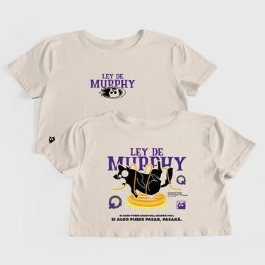 Crop Top Ley de Murphy 25 - Crop Top - Talla: S - Geek Hunters