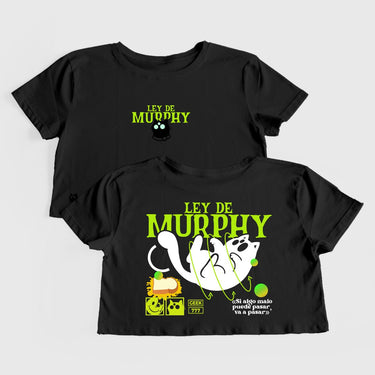 Crop Top Ley de Murphy - Crop Top - Talla: S - Geek Hunters