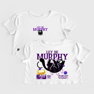 Crop Top Ley de Murphy - Crop Top - Talla: S - Geek Hunters
