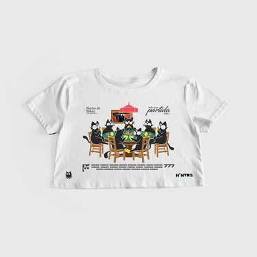 Crop Top Noche de Poker - Crop Top - Talla: S - Geek Hunters