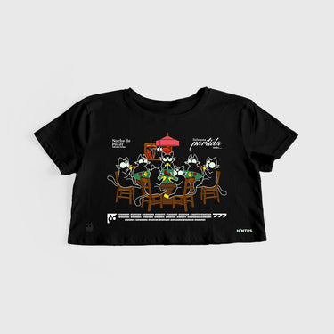 Crop Top Noche de Poker - Crop Top - Talla: S - Geek Hunters