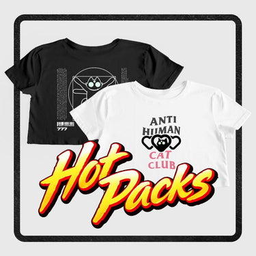 Hot Pack Crop Top Anti Human - Crop Top - Talla: - Geek Hunters