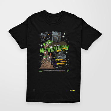 Preventa | Camiseta Regular Fit The Meowdalorian | Frontal - Camiseta - Talla: S - Geek Hunters