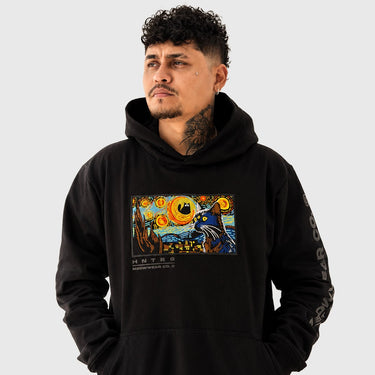Preventa | Hoodie Bordado Edición Limitada x/100 - La Noche Miau - Hoodie - Talla: S - Geek Hunters