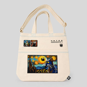 Preventa | Tote Bag La Noche Miau — (Drop Numerado x/50) - Tote Bag - Talla: - Geek Hunters
