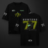 Camiseta Oversize 777 | Negra - Camiseta Oversize - Talla: S - Geek Hunters