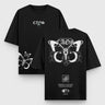 Camiseta Oversize Caos V2 Negra - Camiseta Oversize - Talla: S - Geek Hunters