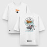 Camiseta Oversize Meow to the Future - Camiseta Oversize - Talla: S - Geek Hunters
