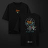 Camiseta Oversize Meow to the Future - Negra - Camiseta Oversize - Talla: S - Geek Hunters