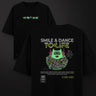 Camiseta Oversize Smile and Dance Glow - Neon - Camiseta Oversize - Talla: S - Geek Hunters