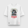 Camiseta Oversize Stranger Cats | Frontal - Camiseta Oversize - Talla: S - Geek Hunters