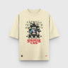 Camiseta Oversize Stranger Cats | Frontal - Camiseta Oversize - Talla: S - Geek Hunters