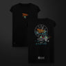 Camiseta Oversize Tank Meow to the Future - Camiseta Oversize Tank - Talla: S - Geek Hunters