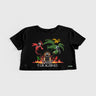 Crop Top Gatos y Dragones - Crop Top - Talla: S - Geek Hunters