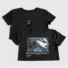 Crop Top Rodi y el Gran Miau - Negro - Crop Top - Talla: S - Geek Hunters