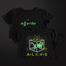 Crop Top Schrodinger Cat Glow - Neon - Crop Top - Talla: S - Geek Hunters