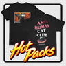 Hot Pack Regular Fit Anti Human - Camiseta Oversize - Talla: - Geek Hunters